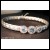 Sold in Australia for U.S.$390.99 Defaulted Pawn Loan or Buy approximately 2.25Ct Blue Topaz & Diamond Bracelet 14K White Gold Bangle Bracelet