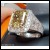 Sold 5.42Ct Gia Fancy Deep Brownish Yellow Diamond Vs1 & D Flawless Rounds Platinum Ring by Jelladian
