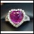 Sold Certified Swiss Gem Lab 5.01Ct No Heat Ruby Heart Shape and Diamond Ring 95% Platinum by Jelladian ©